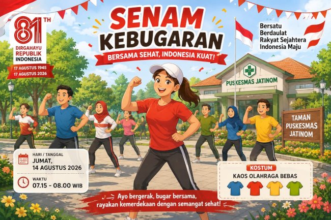 GIAT SENAM KEBUGARAN "bersama sehat indonesia kuat"