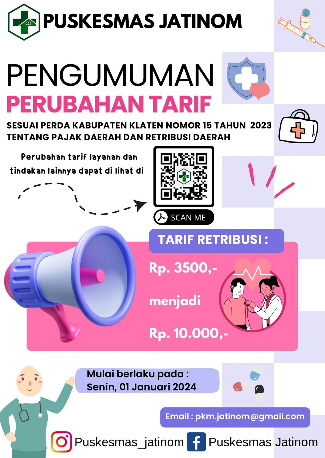 Perubahan Tarif