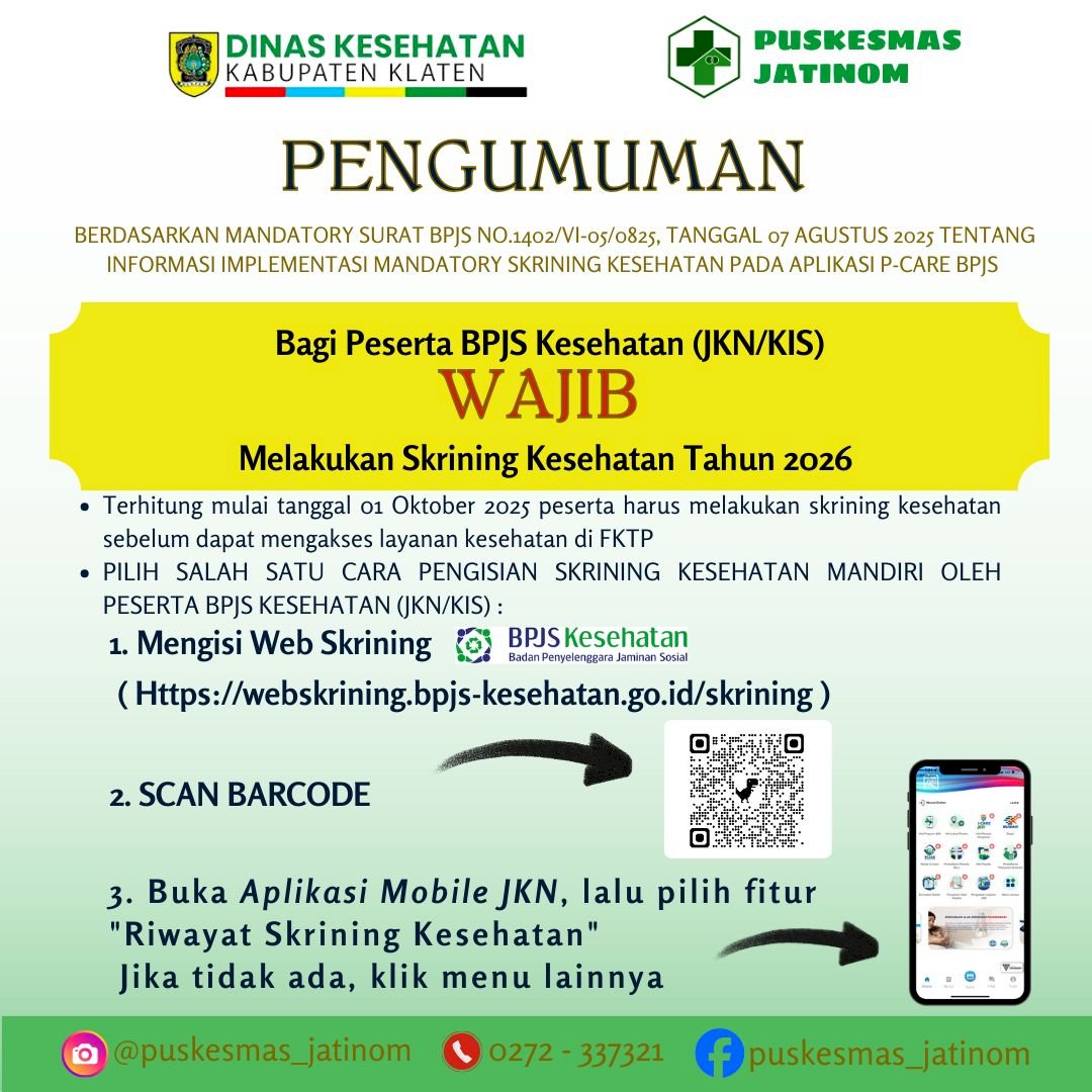 SKRINING KESEHATAN 